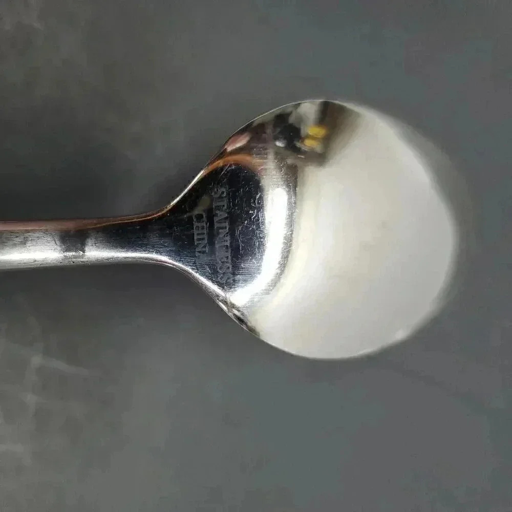 Flatware Stainless From China 1 Butter Knife 9 Teaspoons - Picture 6 of 6